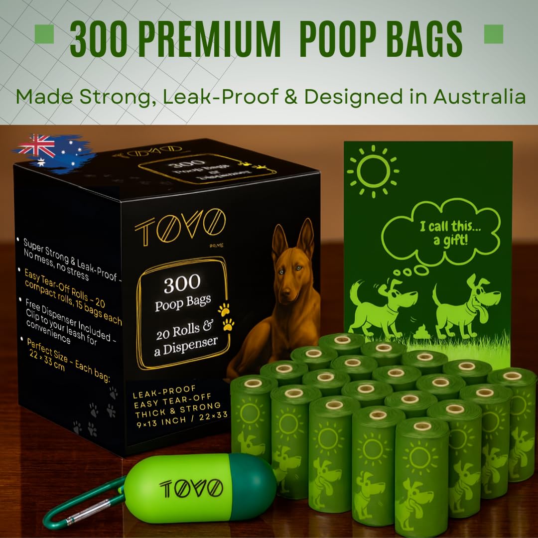 Bolsas para gato y perro de TOVO PRIME para limpieza múltiple.