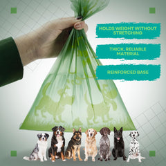Bolsas extra fuertes TOVO PRIME para desechos de perro.