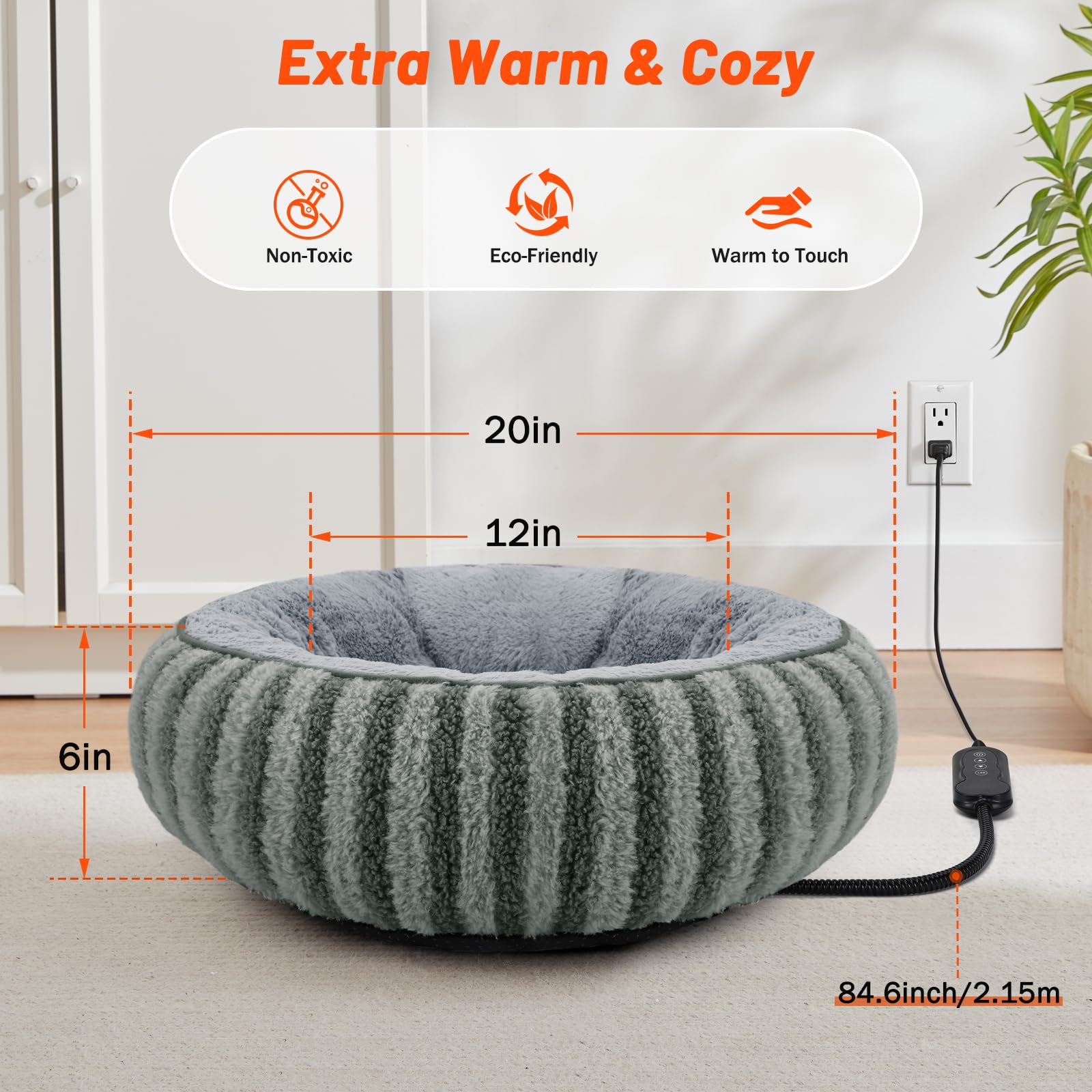 Gama Gato Tovve funda removible y lavable para limpieza fácil