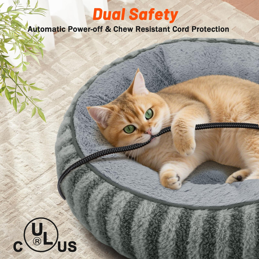 Cama Gato Tovve borde elevado ofrece soporte para cuello