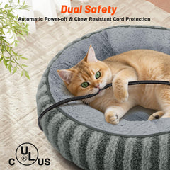 Cama Gato Tovve borde elevado ofrece soporte para cuello