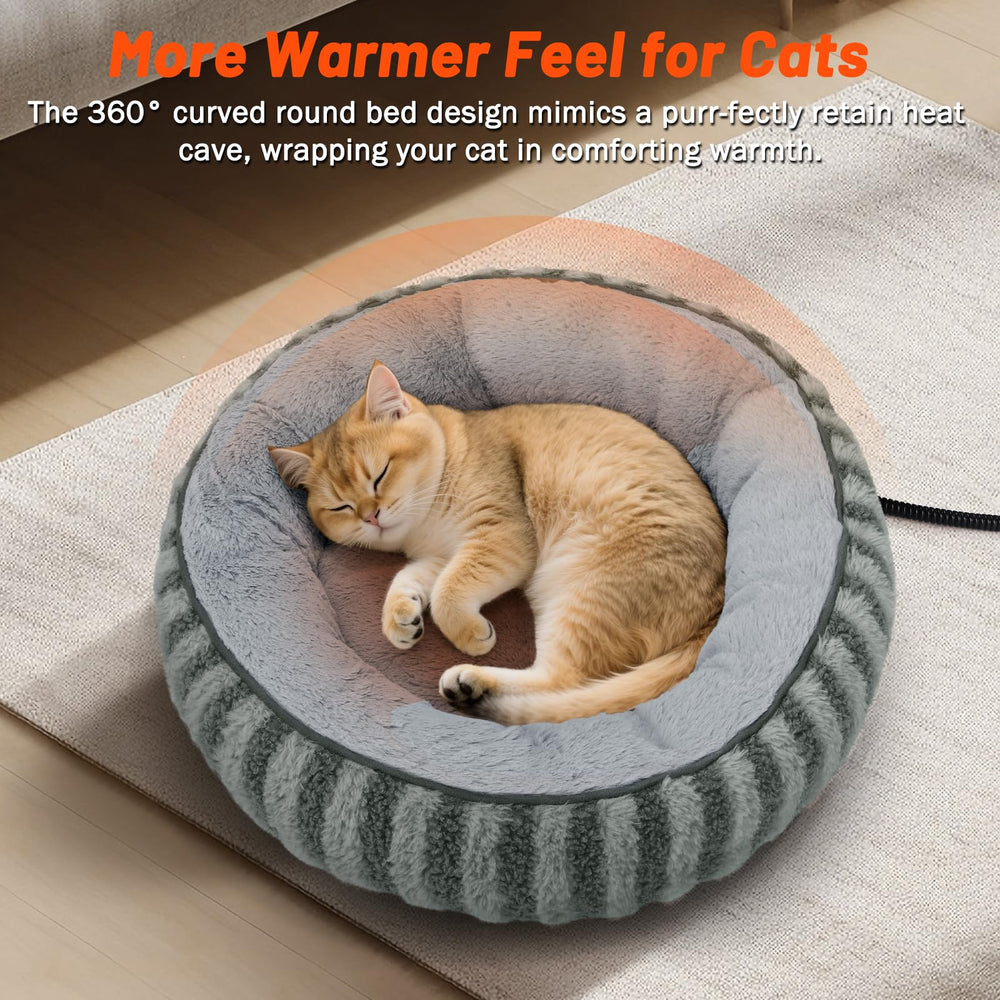 Cama Gato Tovve textura ultra suave para descanso cómodo