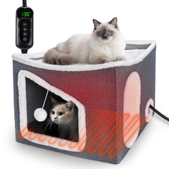 Tovve Casa Gato Caliente Exterior: refugio espacioso para descanso cálido.