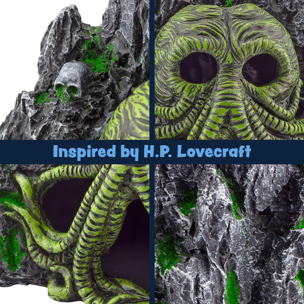 Toy Vault Cthulhu Monstruo Terrario, pieza decorativa para acuarios