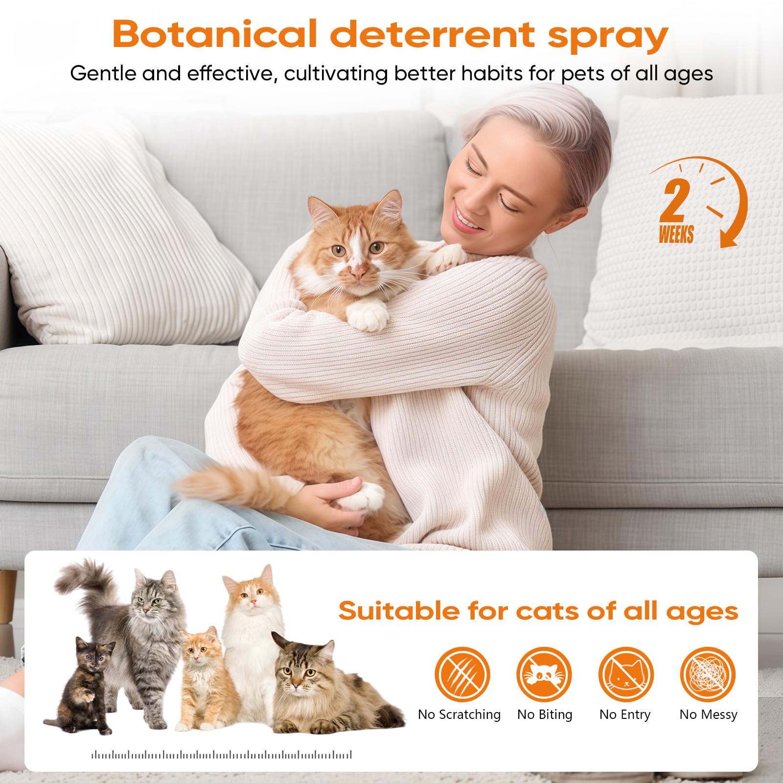 TPBEHMZ Deterrente para gatos, uso doméstico, facilita conductas positivas sin forzar