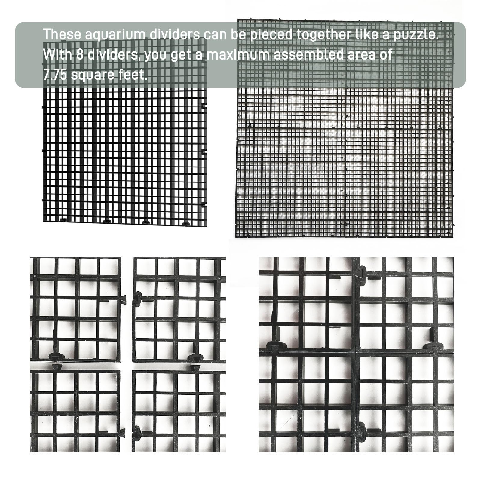 TQDXZA uso múltiple divisor acuario para cría, separación y tapa