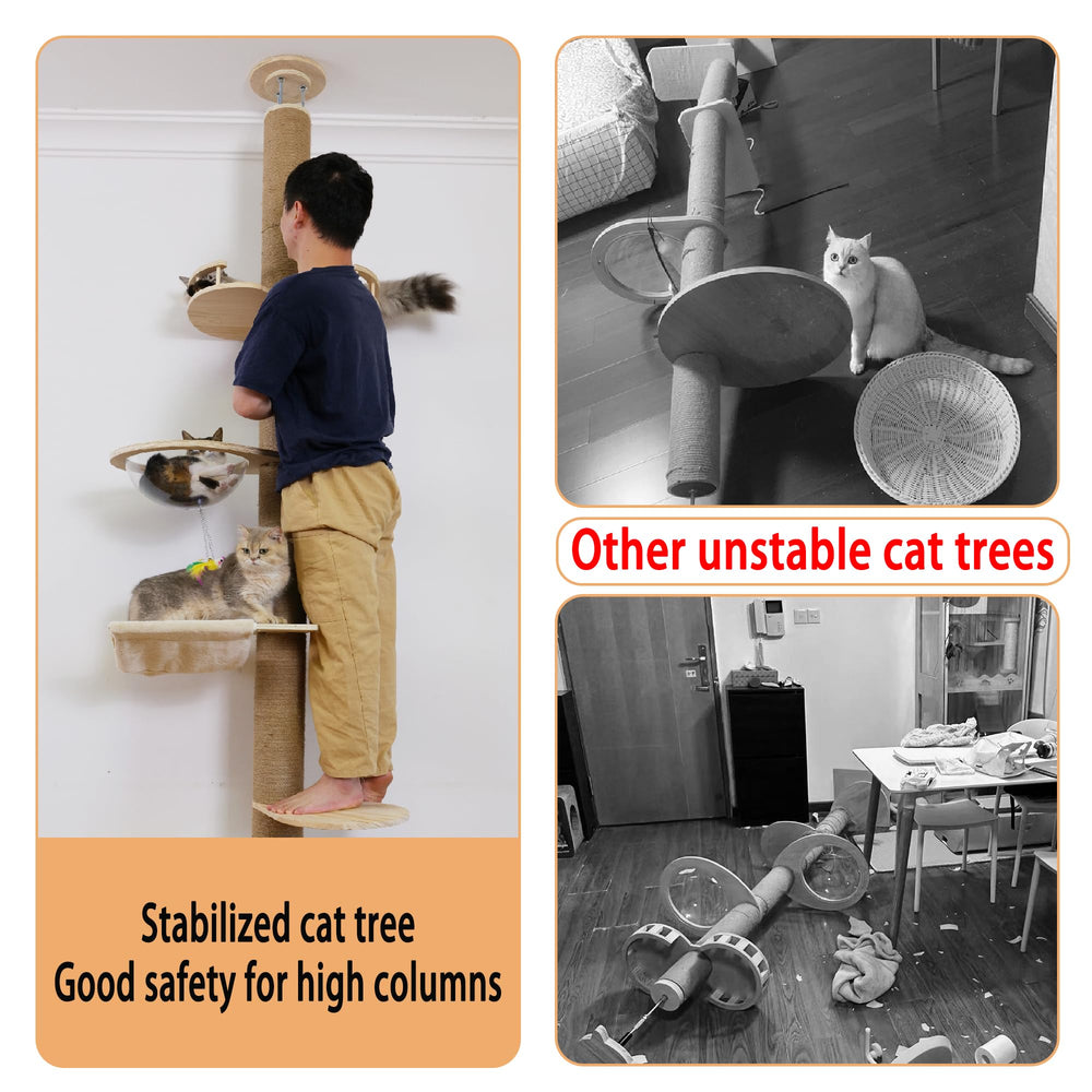 TQEW Arbol Gato: base antideslizante para mayor estabilidad