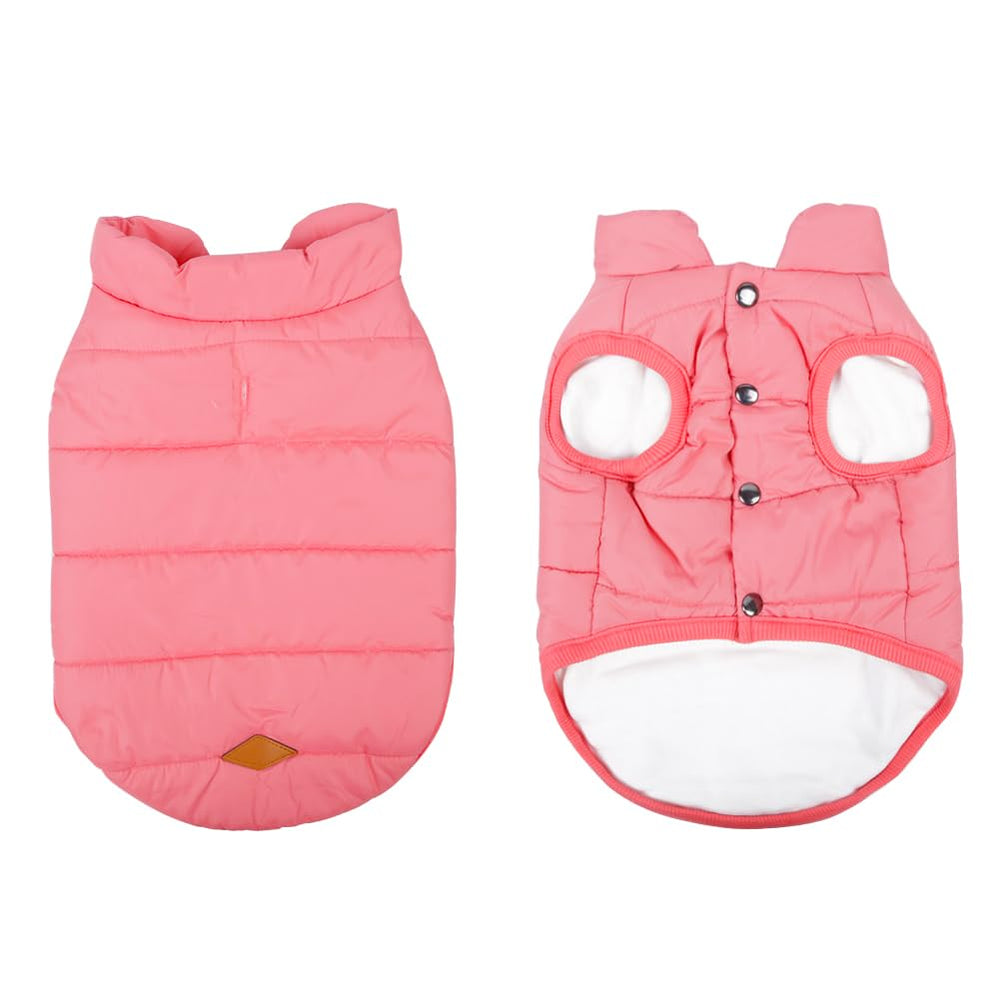Chaleco TQFlow para perros, vista lateral, diseño ligero y cómodo.