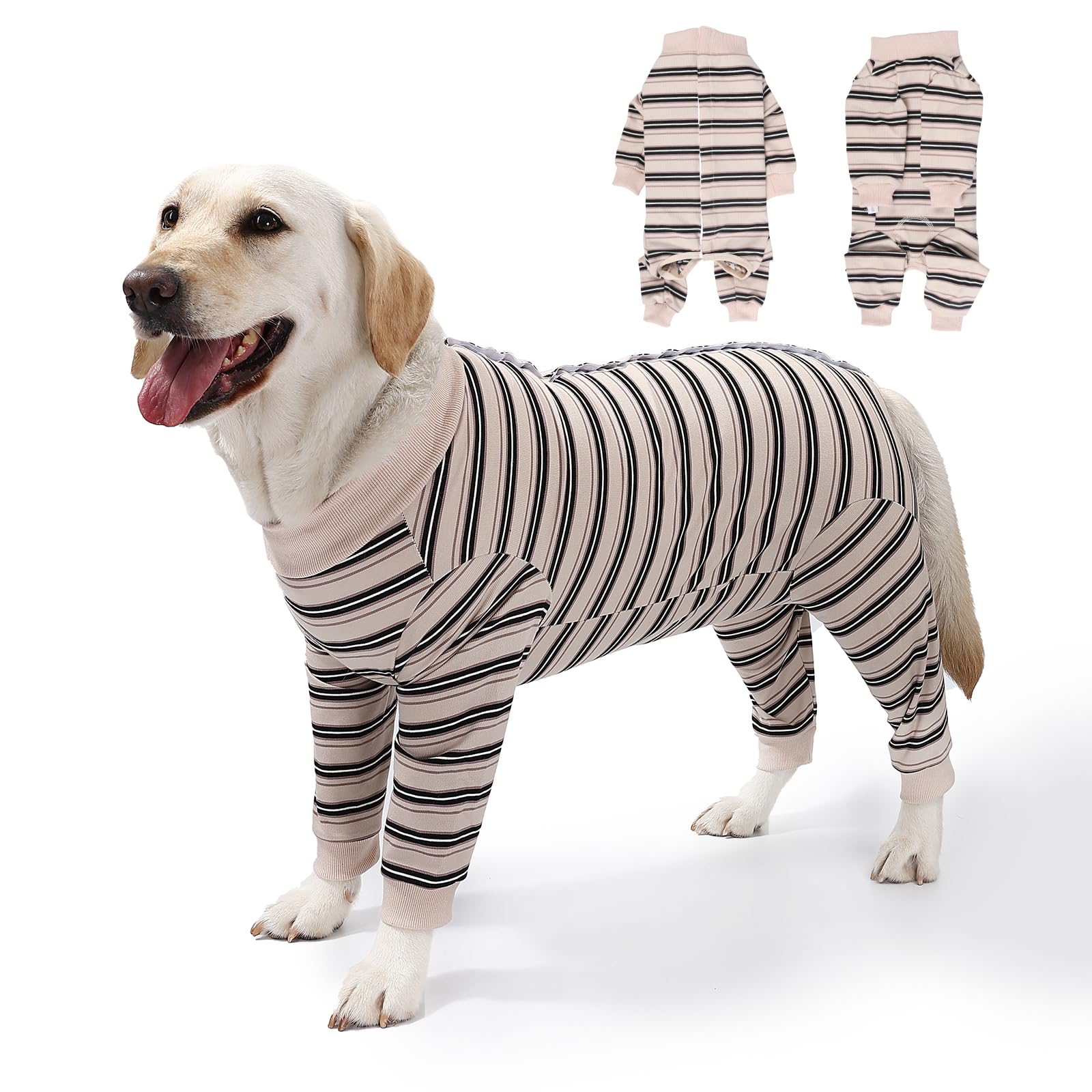 TQFlow Traje de recuperación para perros, vista general con ajuste cómodo.
