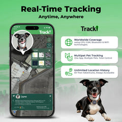 Tracki geocerca virtual protege la zona segura de tu mascota