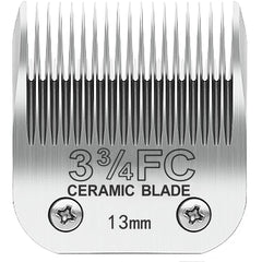 Cuchilla TRAH 3-3/4FC para perros con corte de 1/2 pulgada, acabado suave.