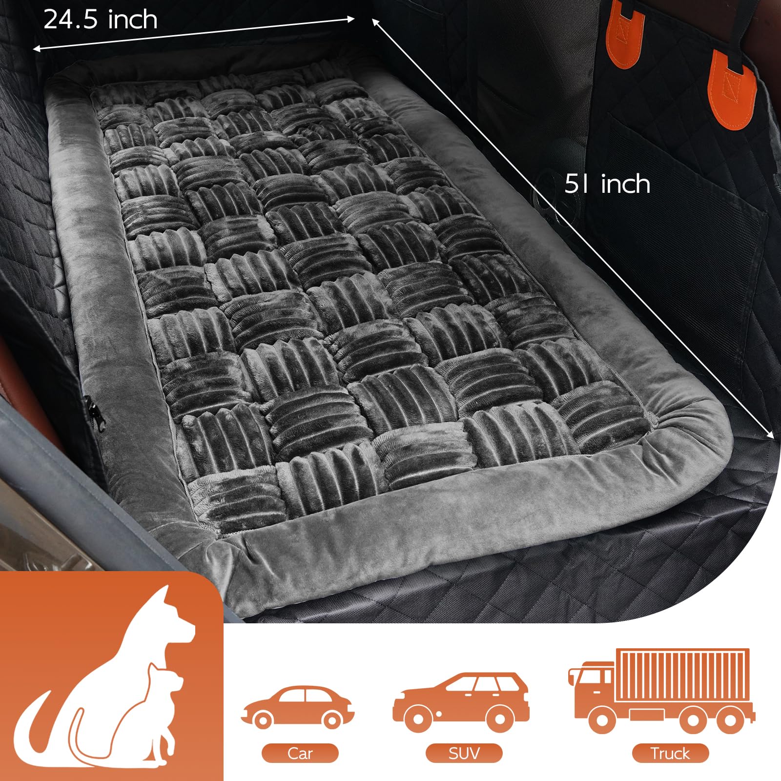 Protección de tapicería del coche con Tranquitas, reduce pelo y arañazos.