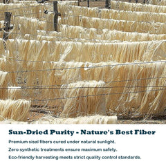 Treasborn cuerda sisal blanca para envolver muebles, toque natural en la habitación