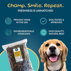 TREATOPIA bocaditos crujientes de pulmón para perros: apoyo al entrenamiento.