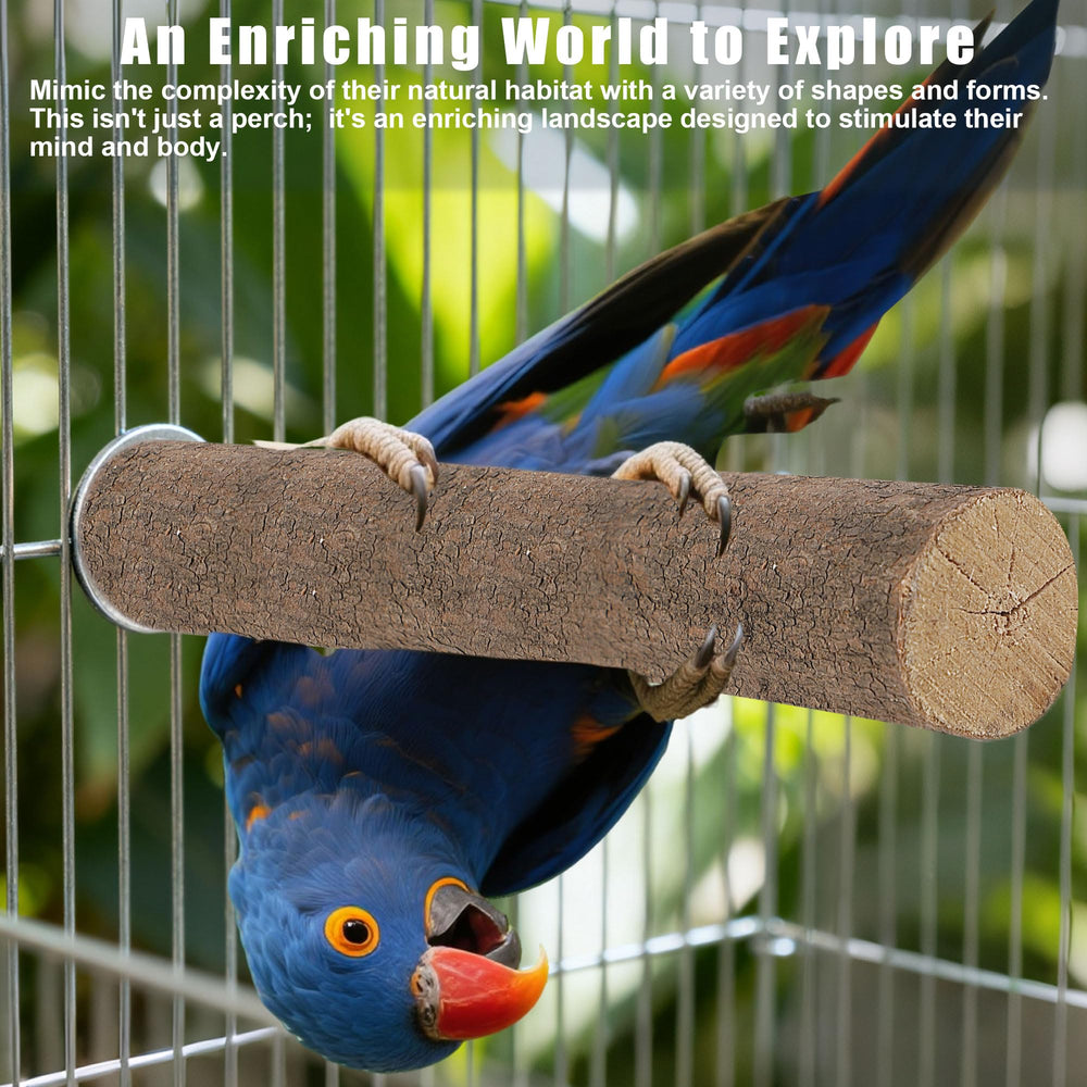 Treewoll percha recta para aves pequeñas, control de uñas durante juego.