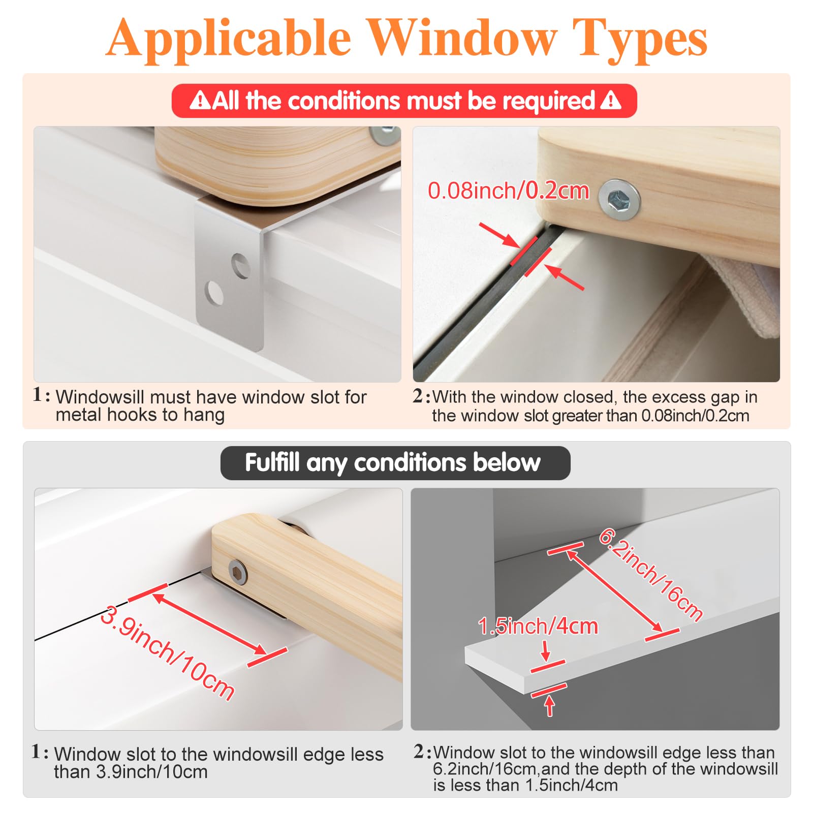Tresbro cama elevada para gato en ventana, soporte de madera estable y cómodo.