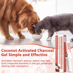 Trihood pasta carbon activado, aplicación directa al perro o gato para uso rápido.