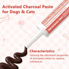 Trihood pasta de carbón activado y arcilla kaolín para apoyo digestivo.