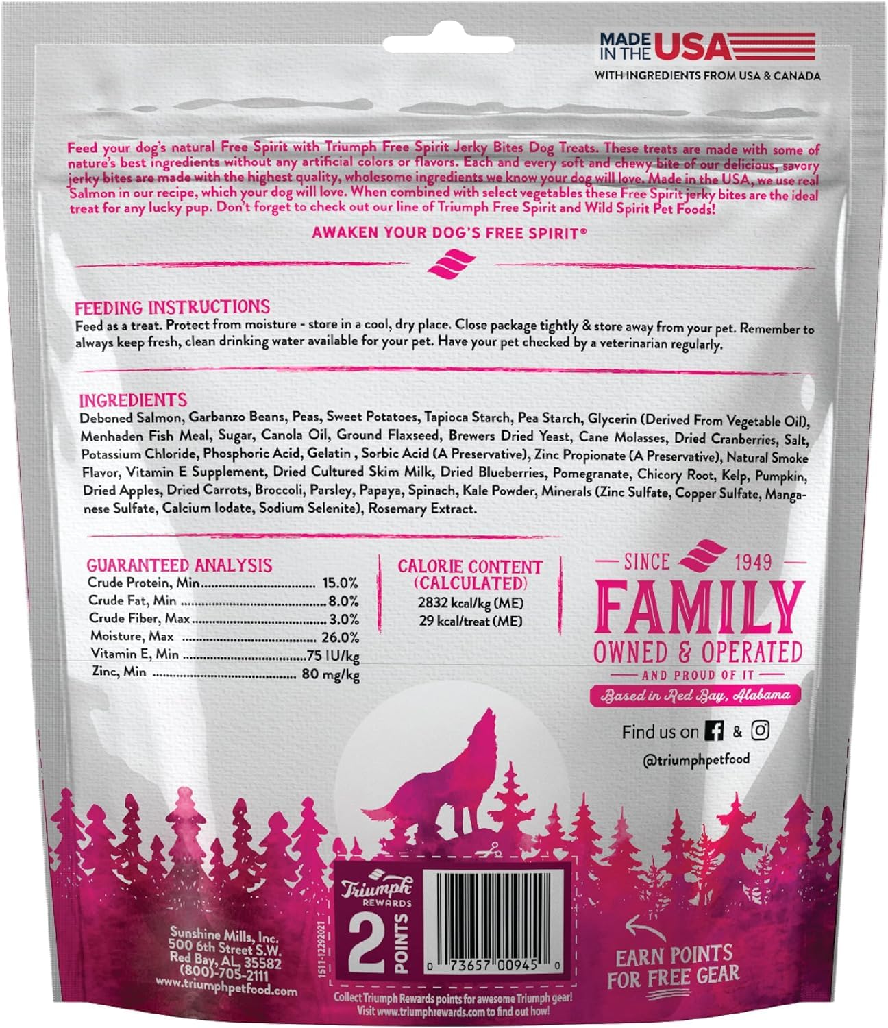 Triumph Free Spirit Textura Suave Jerky: snack flexible para entrenamiento diario