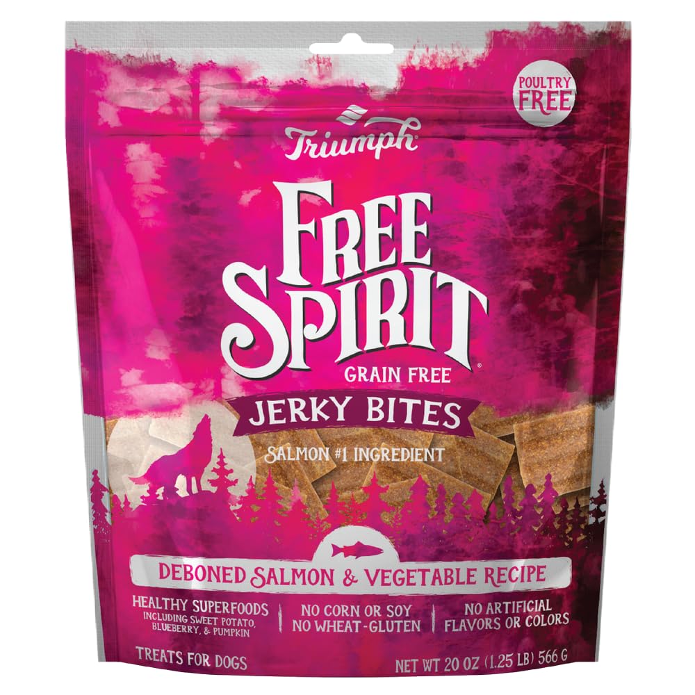 Triumph Free Spirit Verduras Salmón Bocaditos: sabor nutritivo sin granos