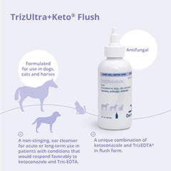 TrizULTRA+Keto Flush piel suave, cuidado higiénico para mascotas