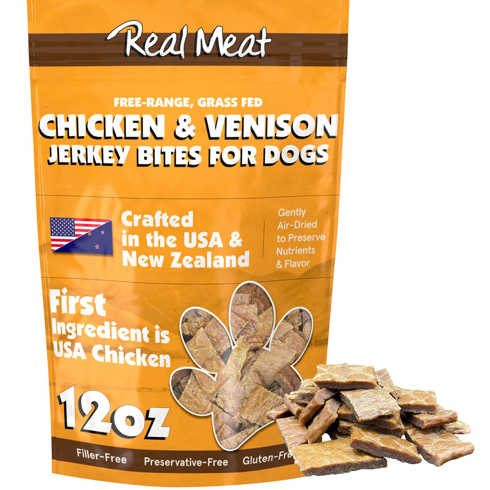 TRMC bocaditos real carne venado, snack premium para perros y entrenamiento