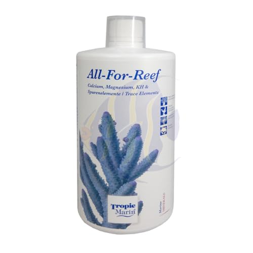 Uso recomendado de Tropic Marin All-for-Reef Liquid para mantener esqueletos fuertes de corales.