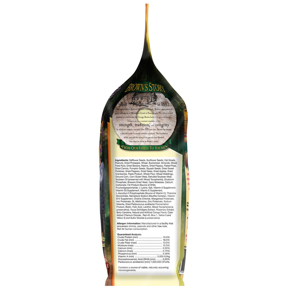 Tropical Carnival Presentación 4,5 kg: práctico alimento diario para aves.