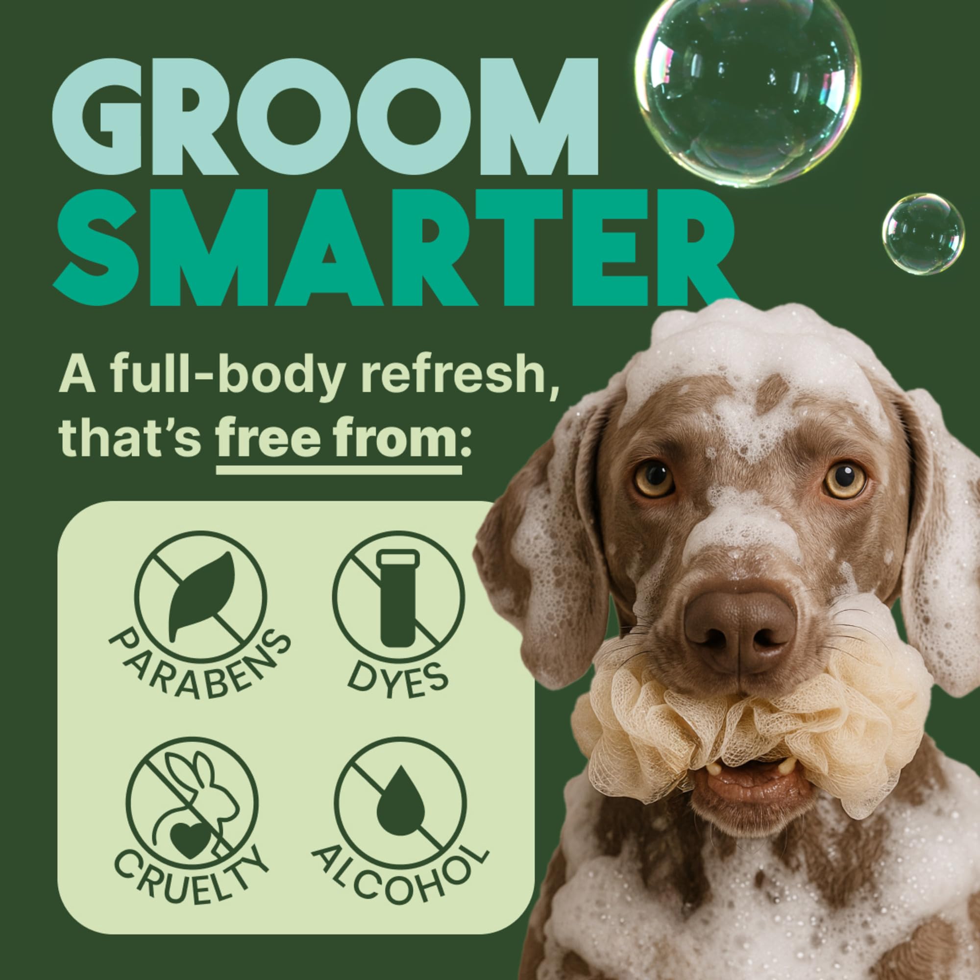 TropiClean avena para perros, lavado relajante que puede calmar la irritación.