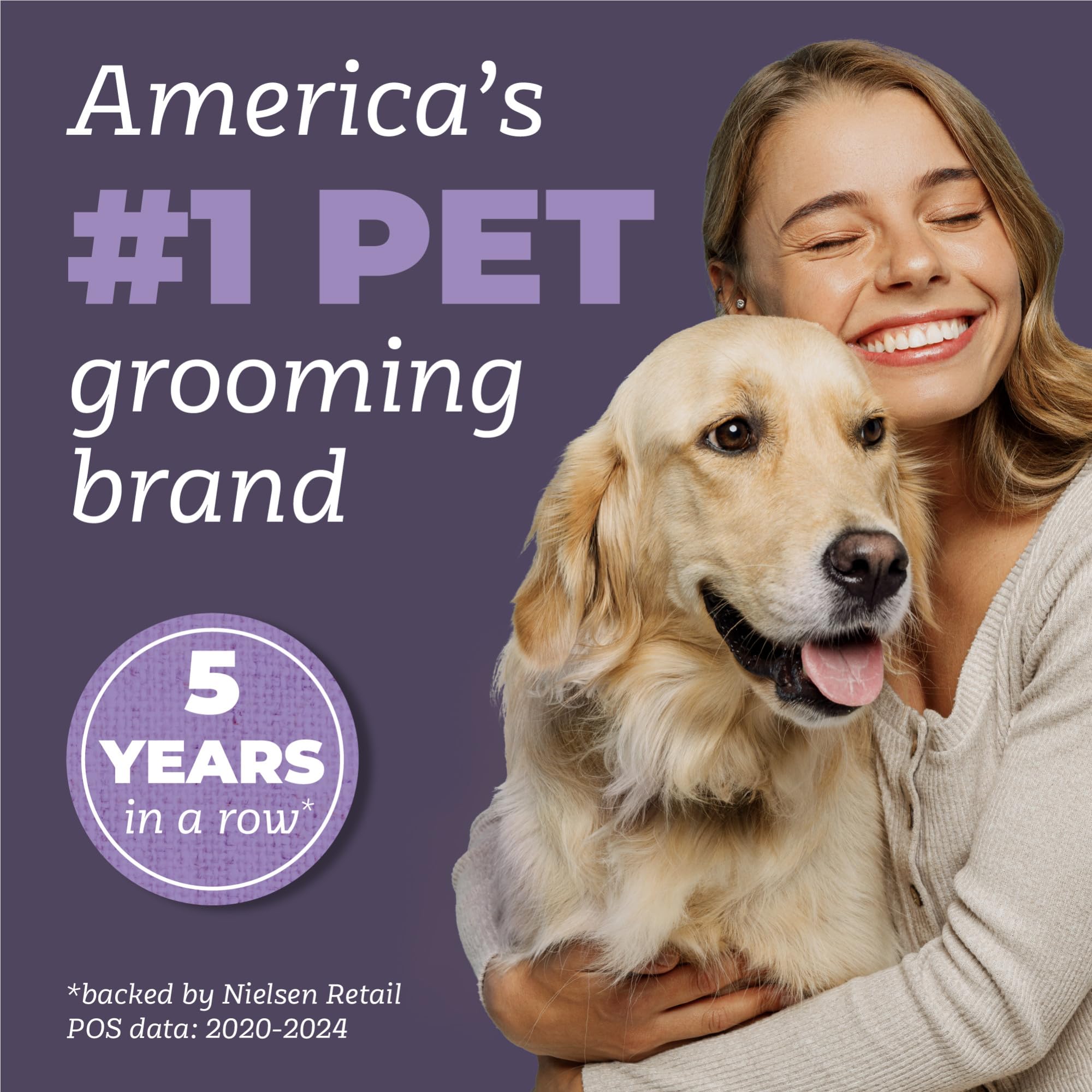 TropiClean champú calmante con lavanda, ducha agradable para perros