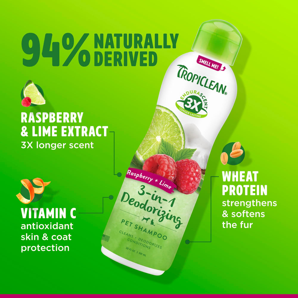 TropiClean Champú Perro libre de parabenos y crueldad animal