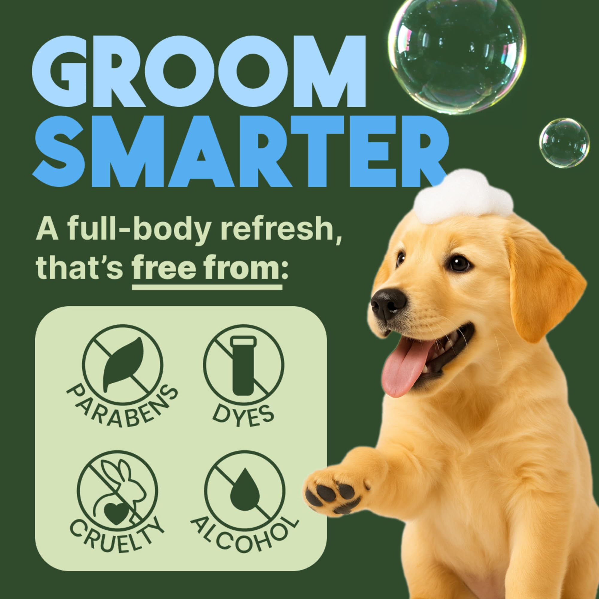TropiClean champú suave para cachorros, espuma duradera para lavado cómodo