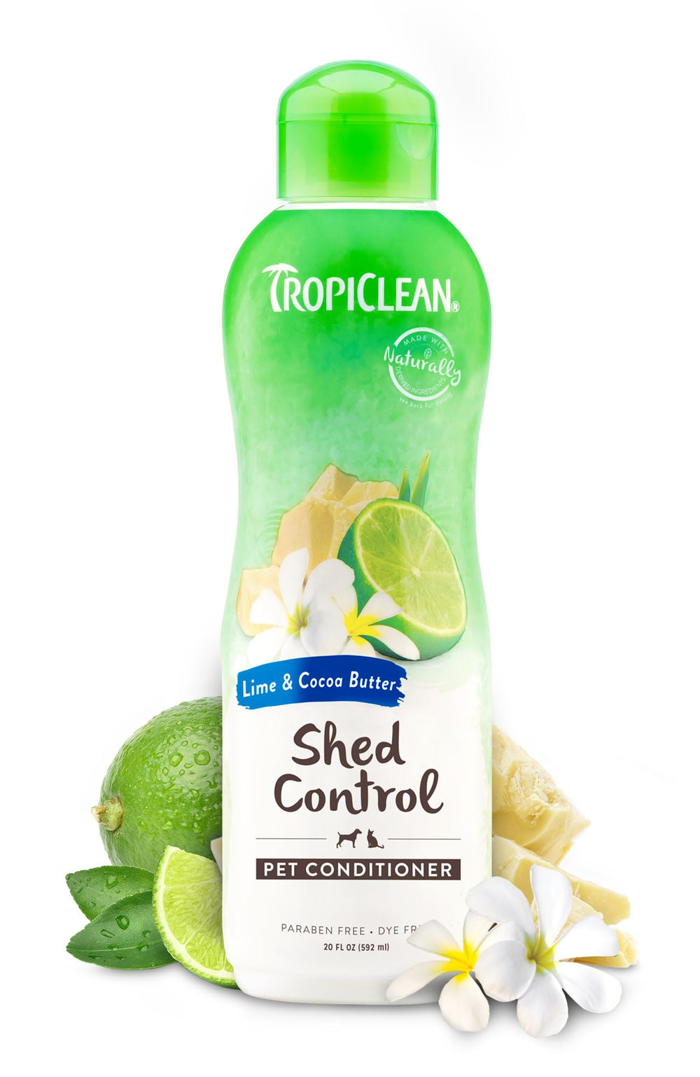 TropiClean acondicionador para perros, aplicación para reducir la muda.