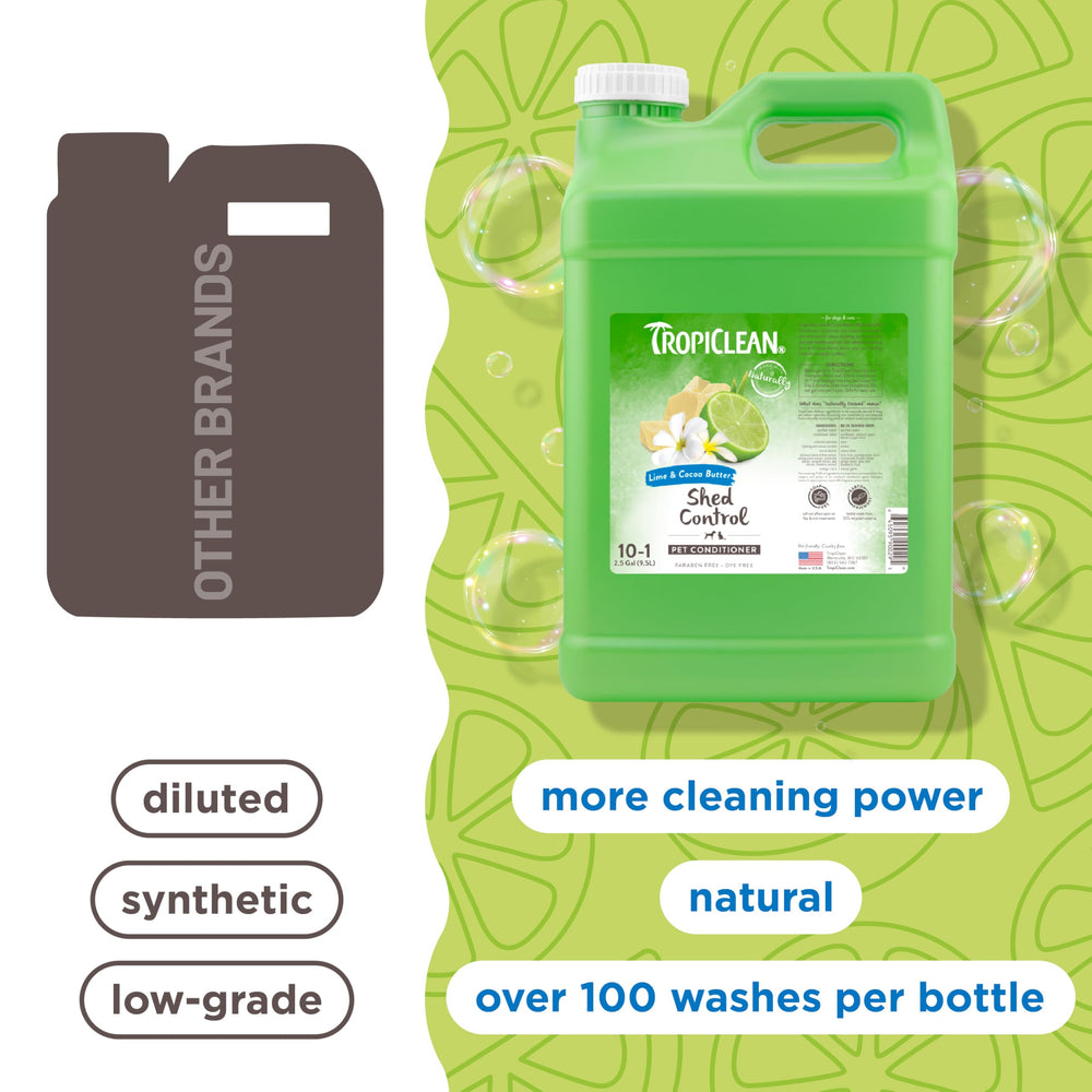 TropiClean Desprendimiento Perro Condicionador: pH balanceado y libre de crueldad.