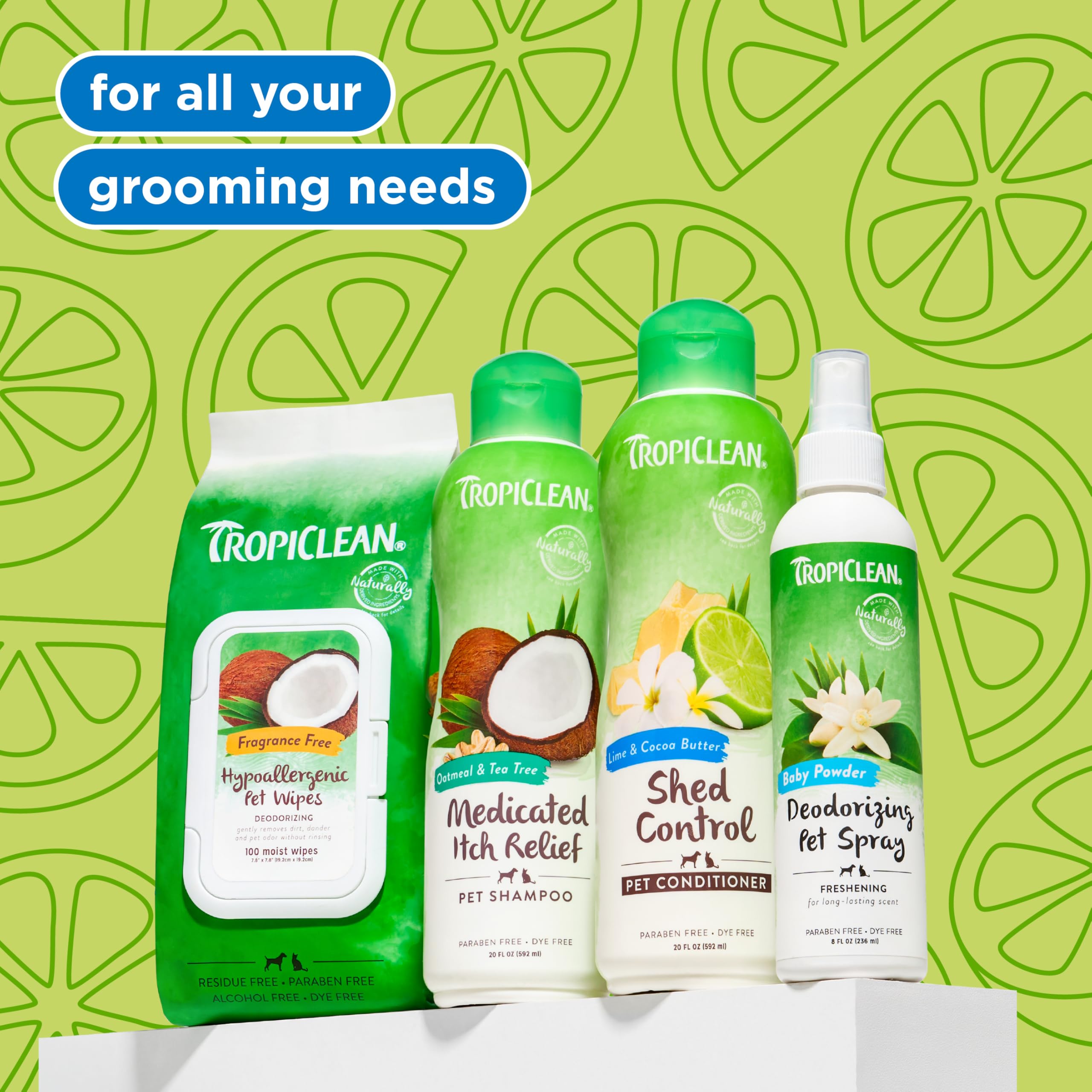 TropiClean Desprendimiento Perro Condicionador: apto para cachorros y uso suave.