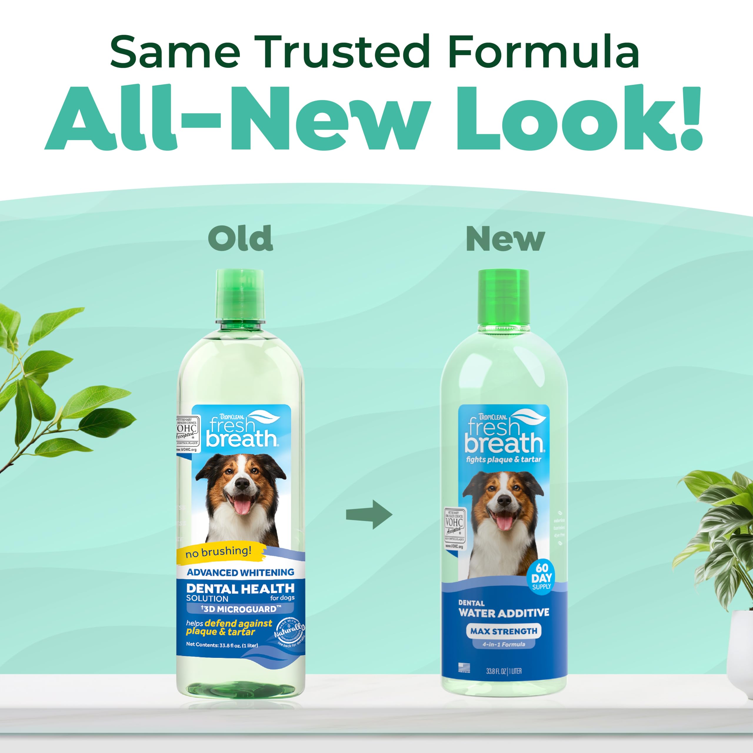TropiClean Fresh Breath: sabor neutro para dosificar sin problemas.