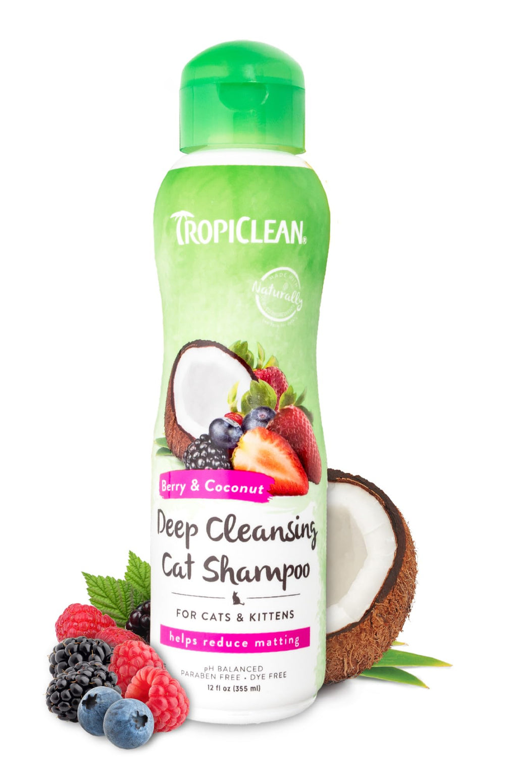 TropiClean para gatos, botella desodorizante, deja el pelaje fresco y sin olores