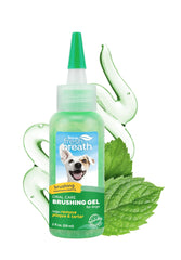 TropiClean gel dental, aplicación directa en dientes para perros y gatos, limpieza suave.