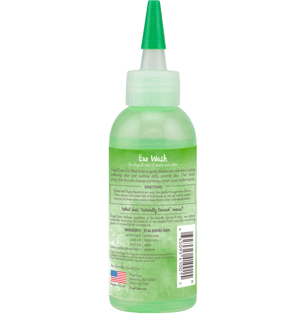 TropiClean hecho en Estados Unidos: producto de calidad y control.