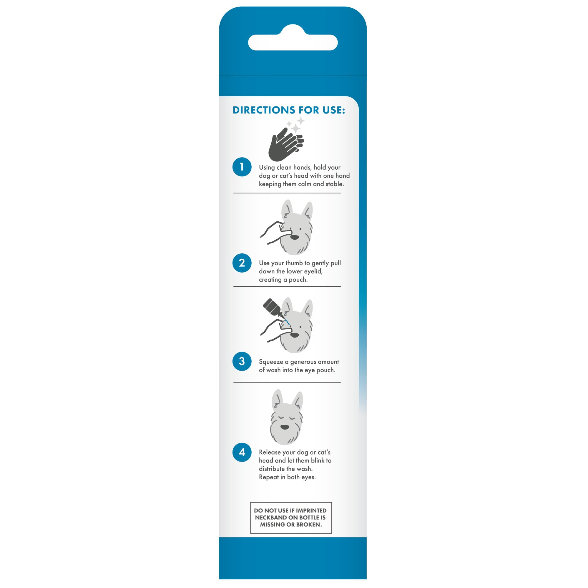 TropiClean HomeVet, producto hecho en USA para cuidado ocular de mascotas.