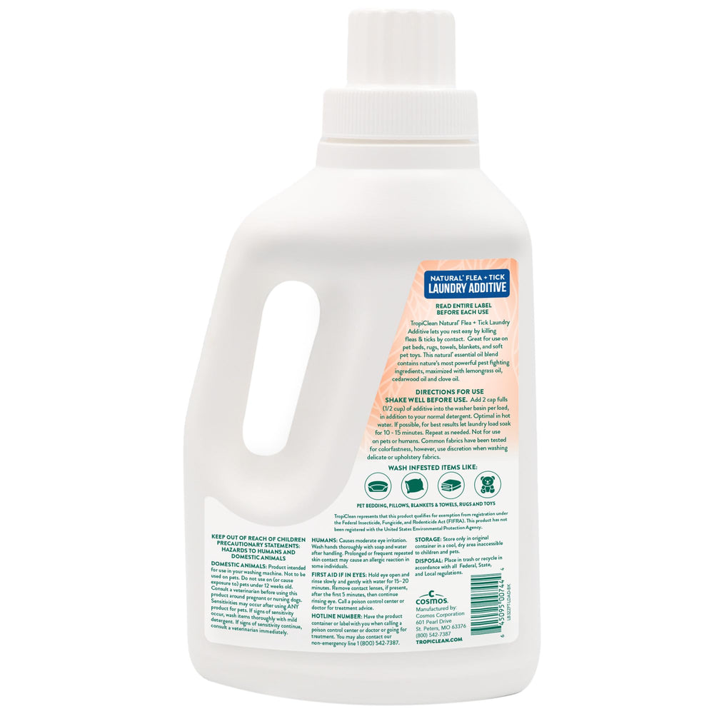 TropiClean envase con aroma cítrico da frescura a la ropa