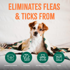 TropiClean para cama de perro textiles más limpios y seguros
