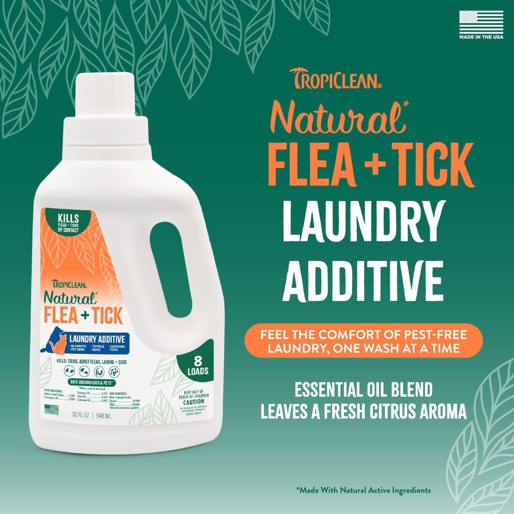 TropiClean aditivo para ropa de casa textiles limpios