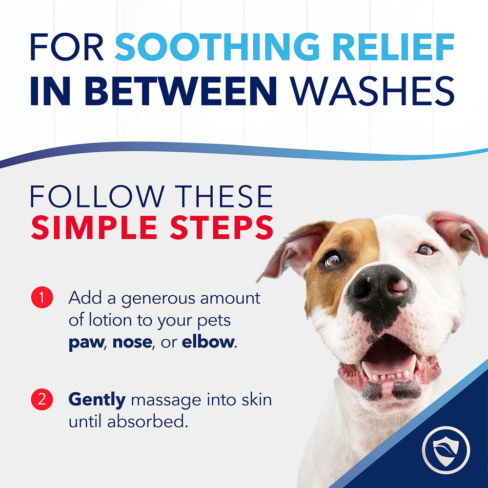TropiClean OxyMed aplicación fácil, sin residuo grasoso tras la aplicación.