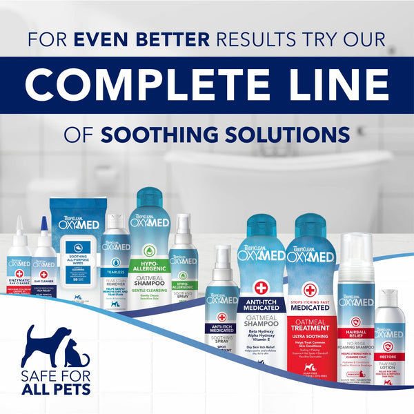 TropiClean OxyMed: cuidado de piel en perros para areas sensibles