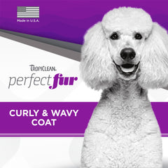 TropiClean Perfect Fur: lavado para pelaje ondulado y brillo
