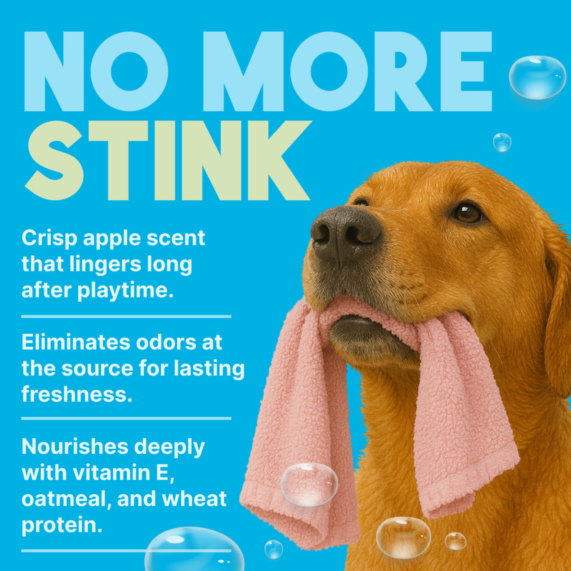 TropiClean perfume para perros, ingredientes de avena y botánicos, cuidado suave para la piel.