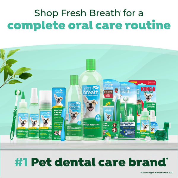 TropiClean promueve un perro más cómodo y con aliento agradable.