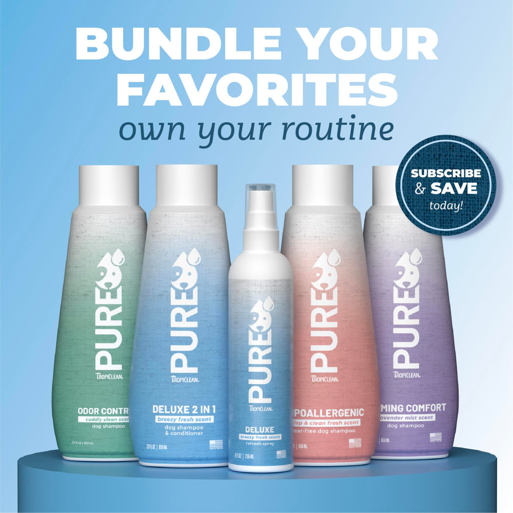 TropiClean Pure: hecho en EE. UU. para calidad y confianza.