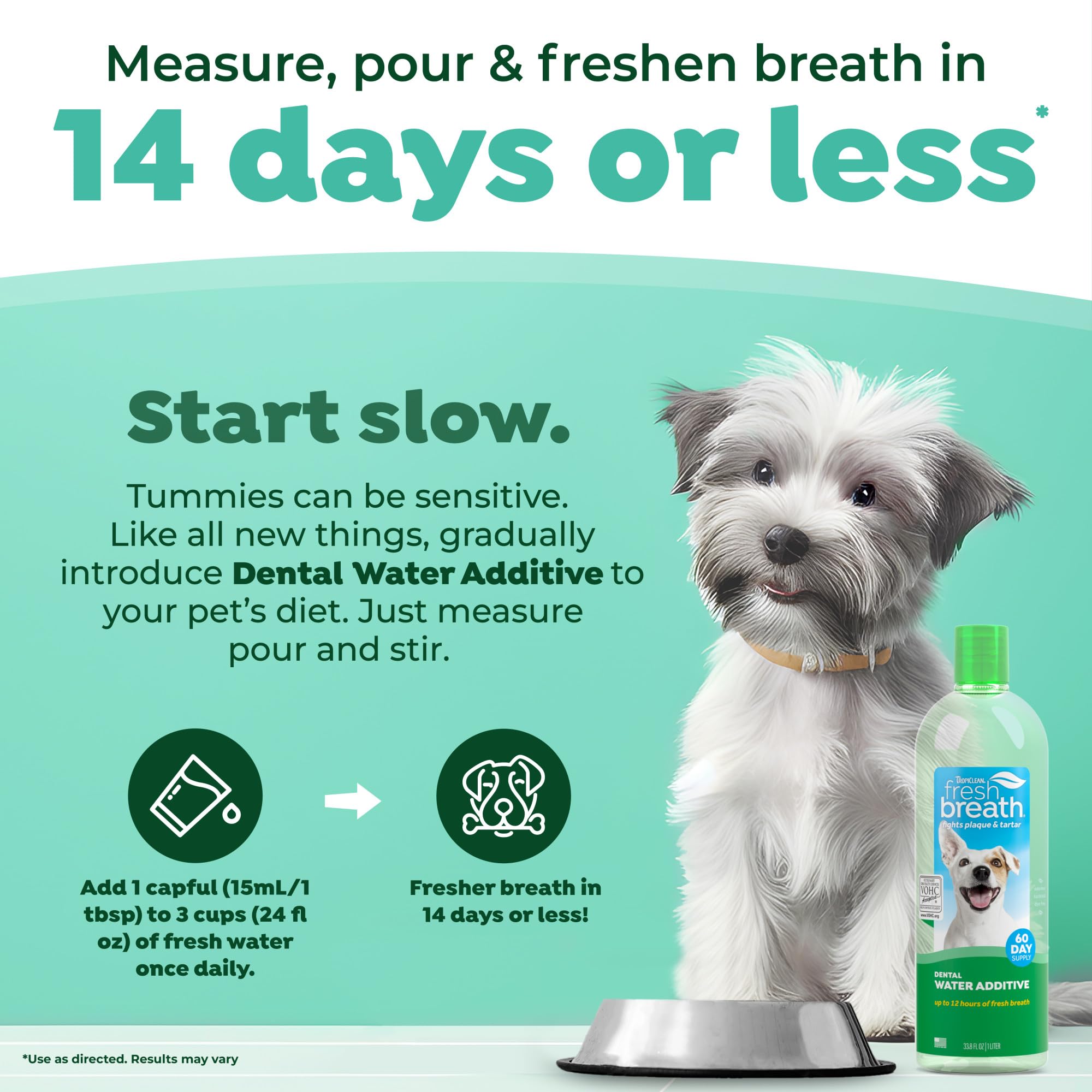 TropiClean Reducción de Placa y Sarro en 14 días para Perro.